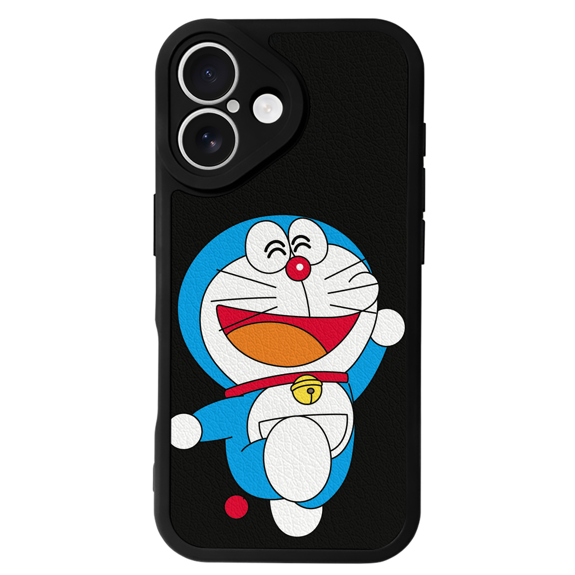 （画像用） ドラえもん Doraemon 【iPhone 16シリーズ対応】シリコンスマホケース（レザー調） 材質：シリコン